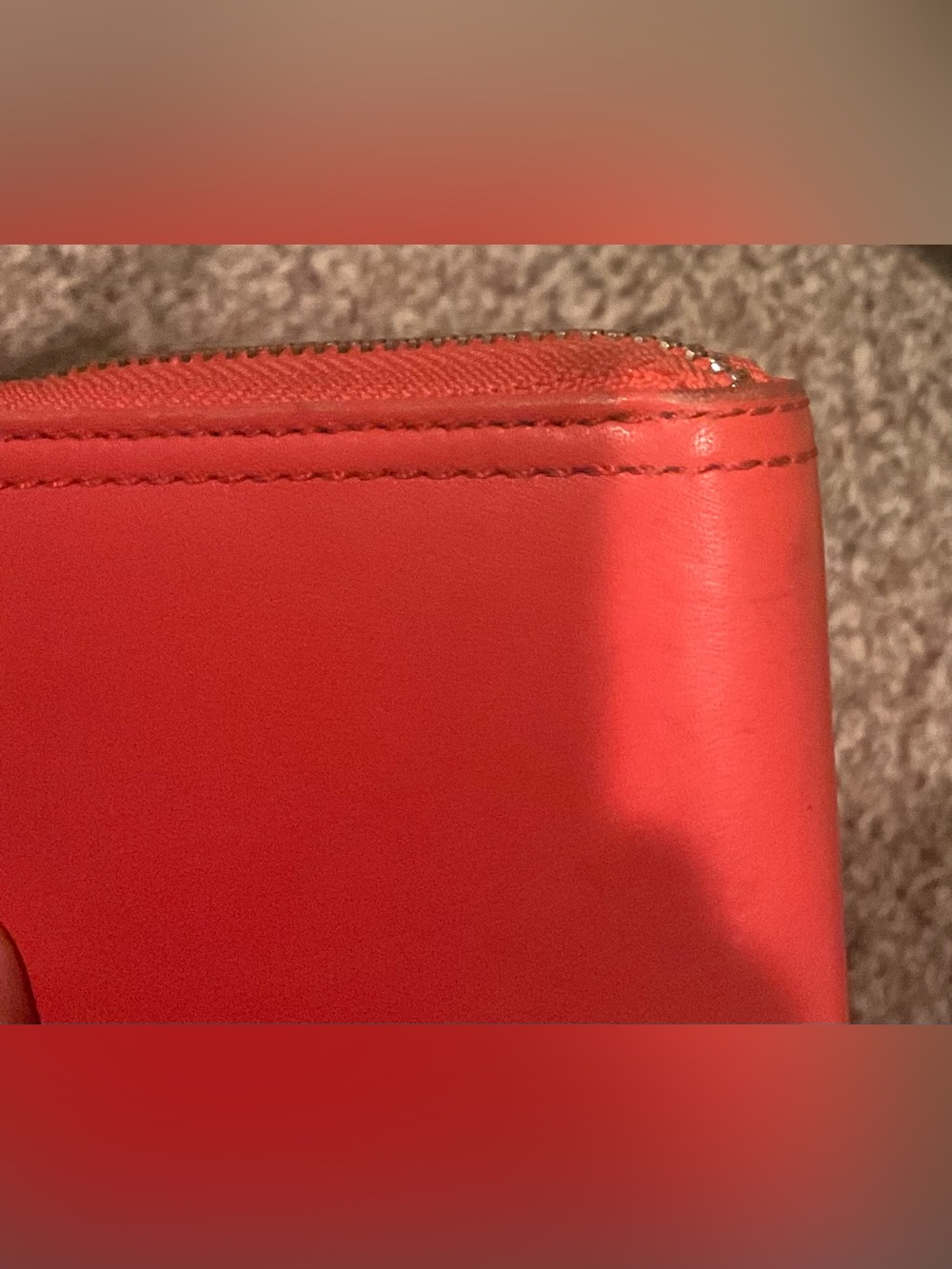 COACH Leather Zip Wallet - Picture 10 of 15